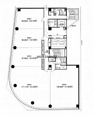 水の森ビル 平面1
