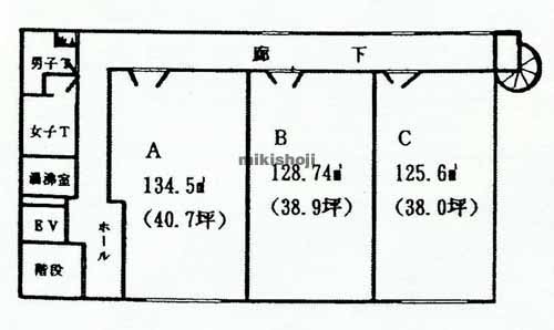 笠間第二ビル 平面1