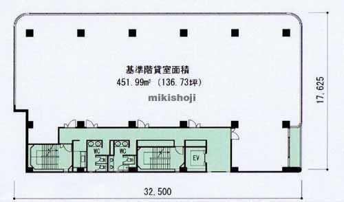 アーバンネット布池ビル 平面1
