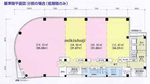 名駅サウスサイドスクエア 平面1