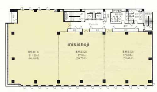 名古屋伏見ビル 平面1