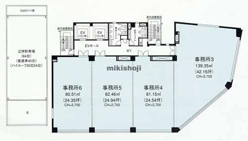 ノーススタービル浜松 平面1