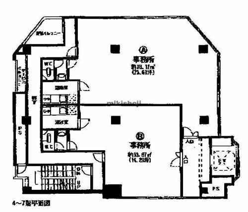 ロイヤルオークビル 平面1