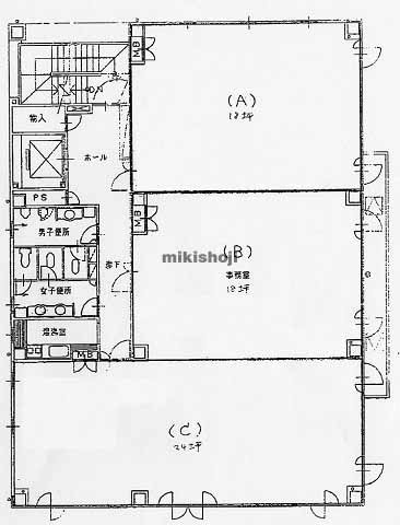 石田街道ビル 平面1