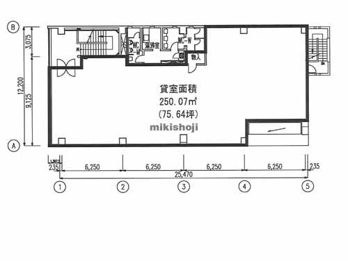 明治安田生命伊賀上野ビル 平面1