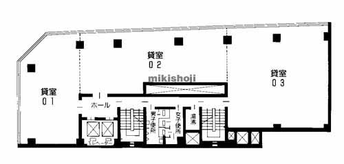 ＴＡＴＳＵＭＩ扇町公園ビル 平面1