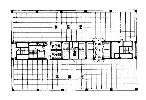 北浜ＮＥＸＵ　ＢＵＩＬＤ 平面1