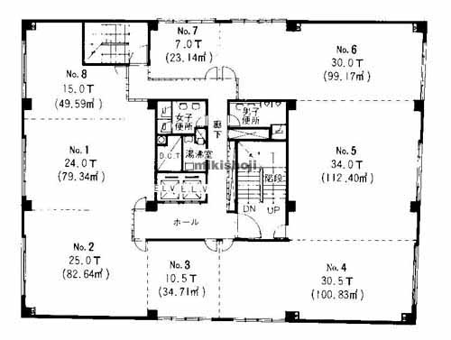 新町ビル 平面1