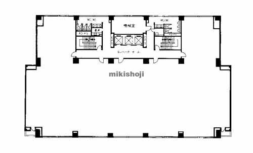 大阪四ツ橋新町ビル 平面1