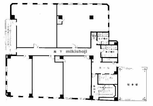 コスモ西本町ビルディング 平面1