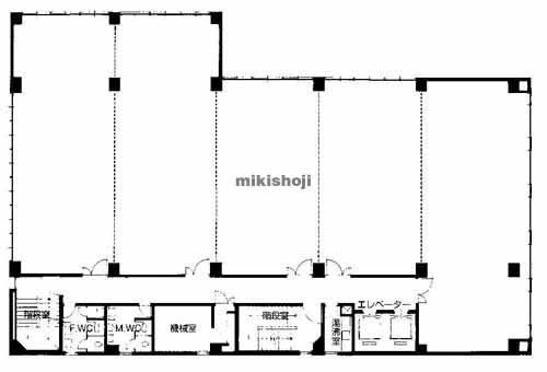 関西心斎橋ビル 平面1