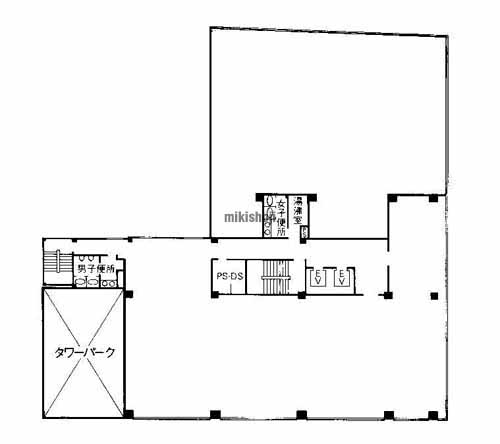 心斎橋大陽ビルディング 平面1
