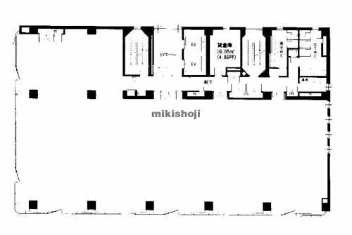大阪岡本ビル 平面1