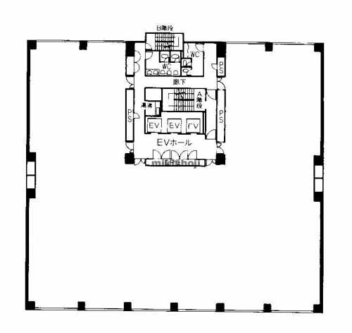 シマノ・住友生命ビル 平面1