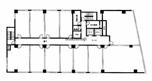 新大阪丸ビル新館 平面1