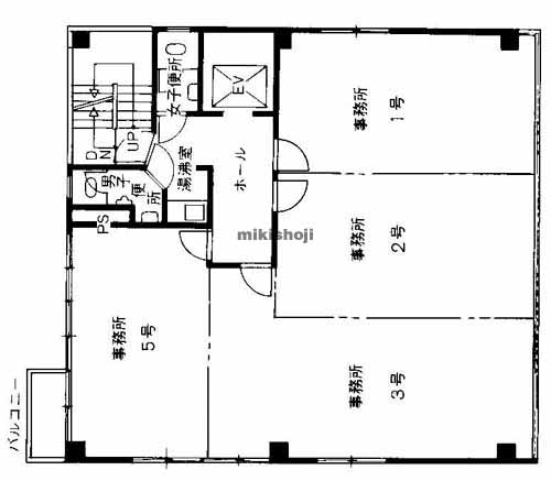 新大阪龍馬ビル 平面1
