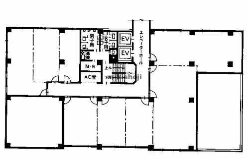 天満橋千代田ビル２号館 平面1