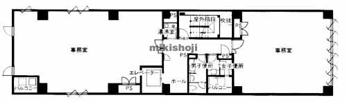 シティビル阿波座 平面1