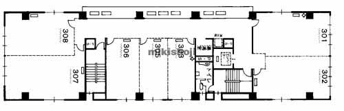 第八松屋ビル 平面1