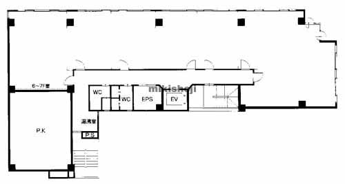 天満橋八千代ビル 平面1
