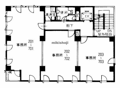 新大阪ストロングビル 平面1