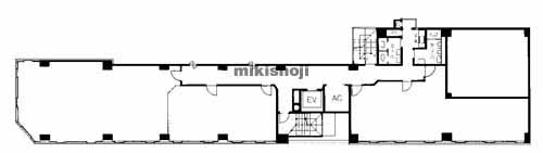 天満橋八千代ビル別館 平面1