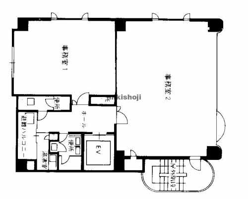 北堀江ゲイトビル 平面1
