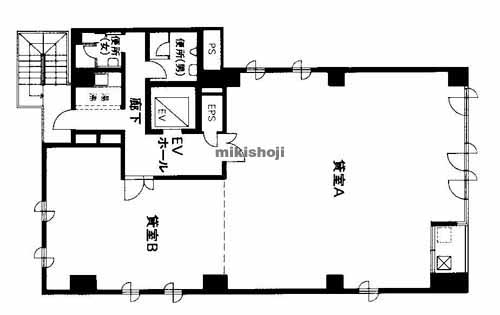 ＡＸＩＳ東梅田ビル 平面1