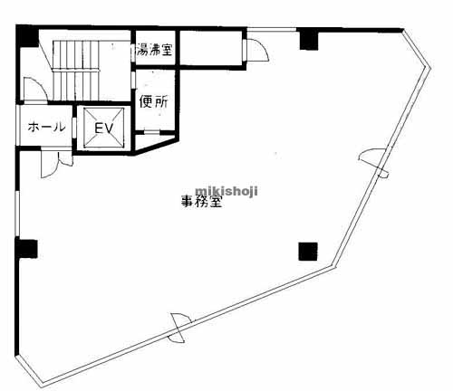 若杉西梅田ビル 平面1