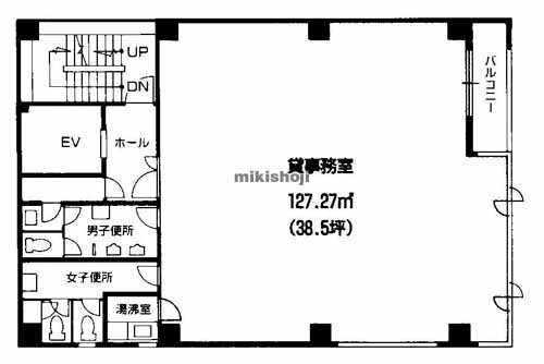 プレミアム新町ビル 平面1