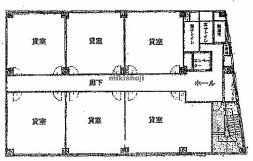 相栄ロイヤルビル 平面1