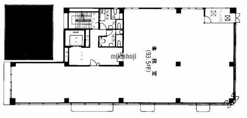 クルーズ江坂ビル 平面1