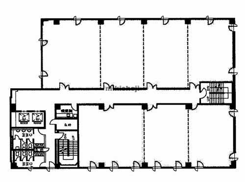 損保ジャパン守口ビル 平面1