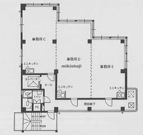 リバティ八尾 平面1