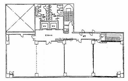 奈良朝日生命川口ビル 平面1