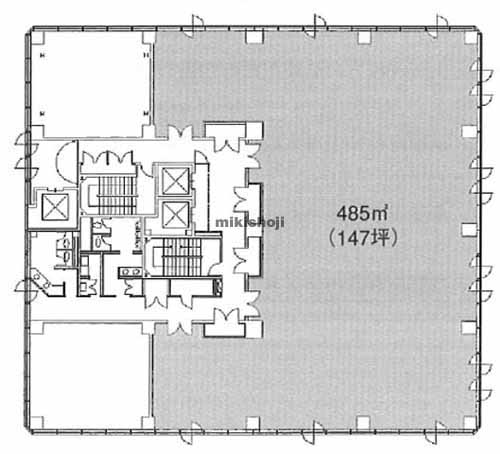 ニッセイ和歌山ビル 平面1