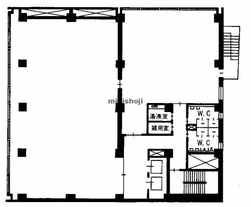 岡山磨屋町ビル 平面1