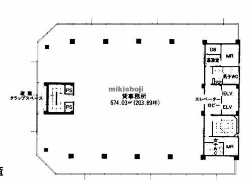 京都幸ビル 平面1