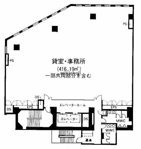 Ｋ．Ｉ．四条ビル 平面1