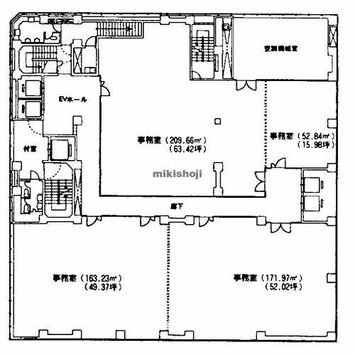 三宮スカイビル 平面1