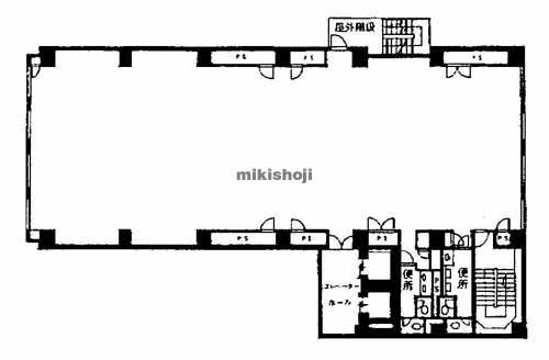 カサベラＦＲ２ビル 平面1