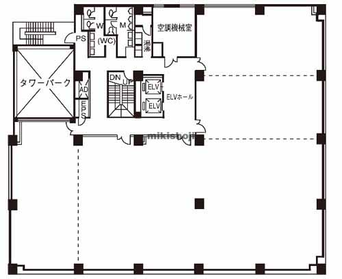みなと銀行第一生命共同ビルディング 平面1