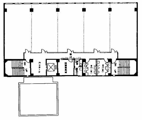 朝日生命松山ビル 平面1