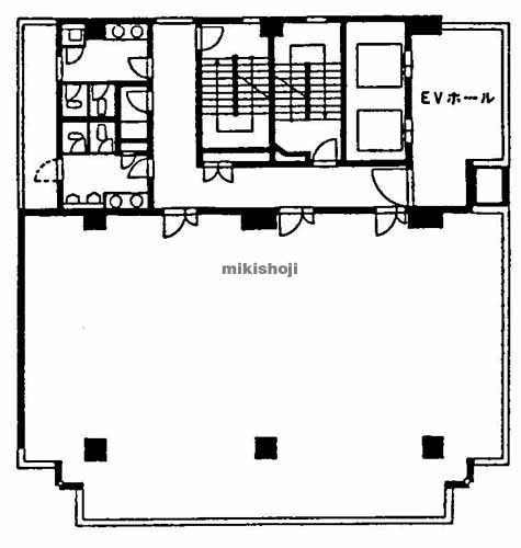 朝日生命松山南堀端ビル 平面1