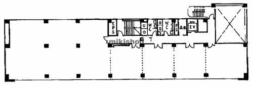 グラン徳島(旧：大樹生命徳島ビル) 平面1