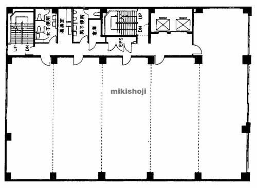 ジブラルタ生命高知ビル 平面1