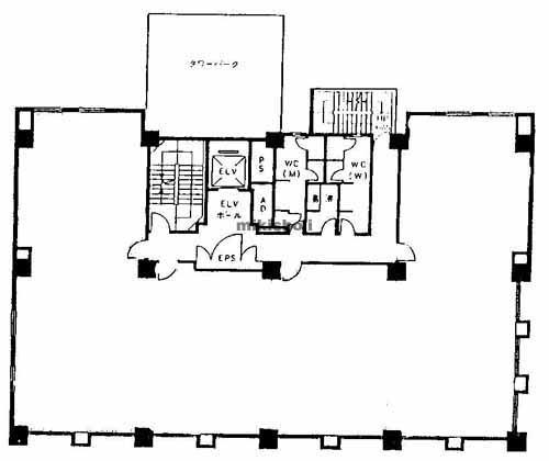 高知フコク生命ビル 平面1