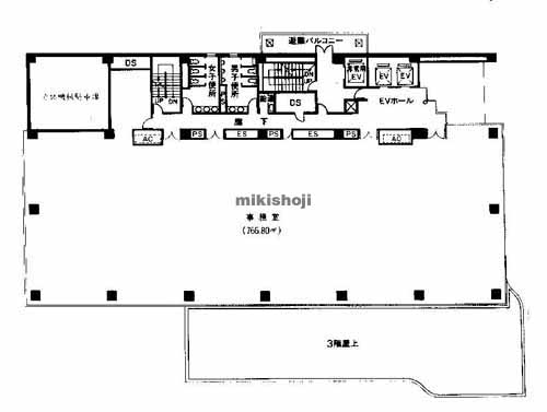 高松興銀ビル 平面1
