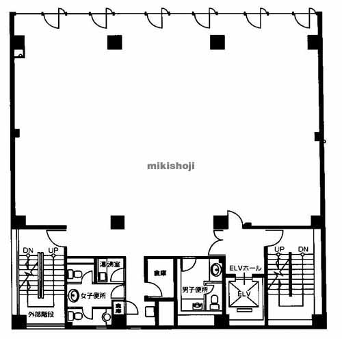 はりまや橋スクエアビル 平面1