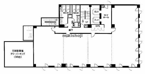 徳島フコク生命ビル 平面1